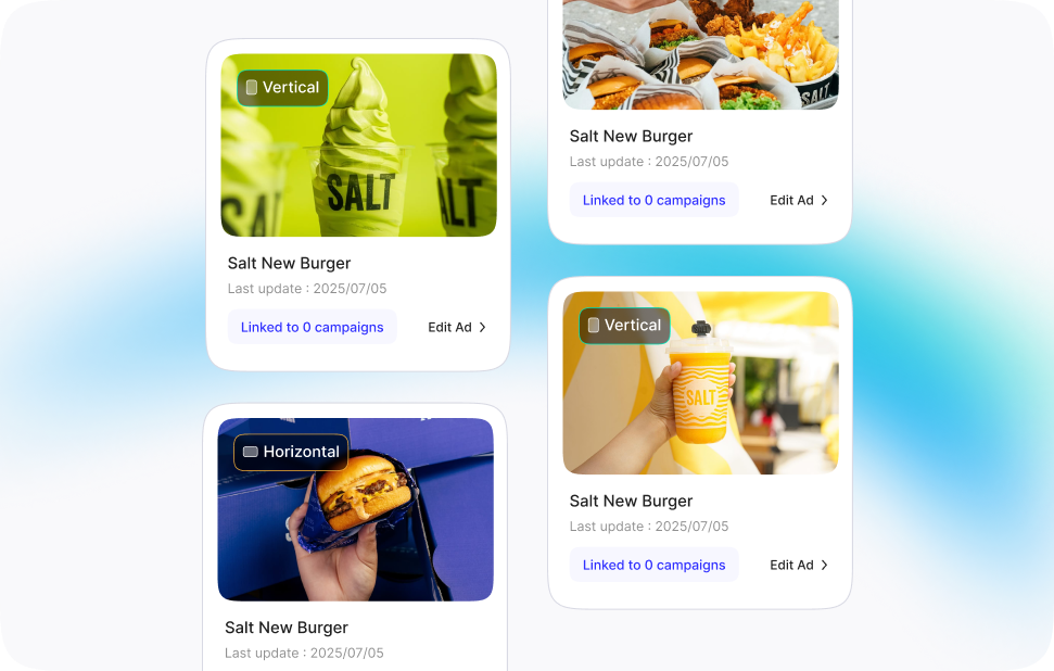 طلبات إعلانية متعددة
