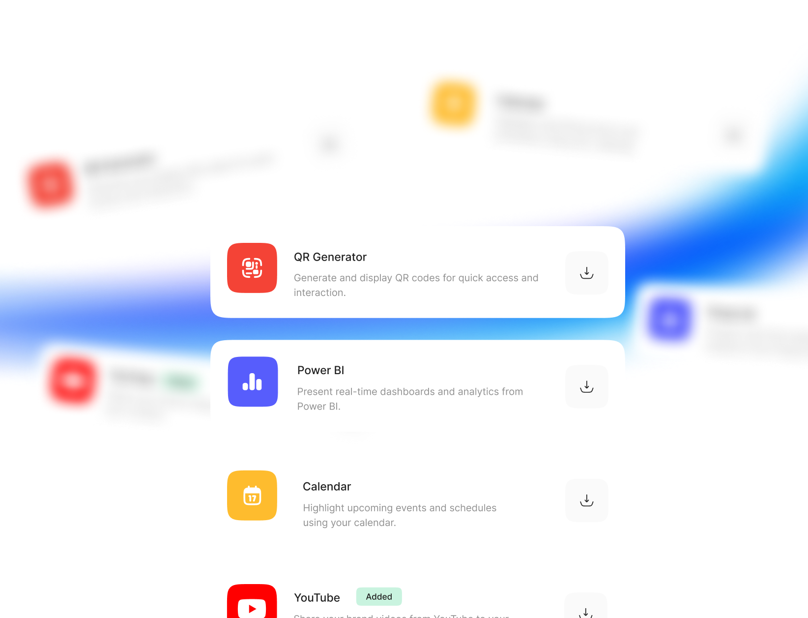 متجر تطبيقات وتكاملات